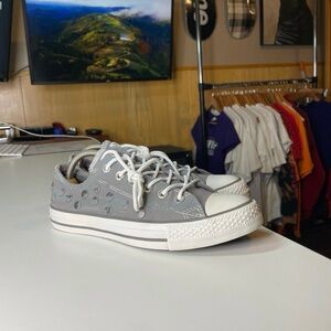 Stylish Gray Canvas Sneakers